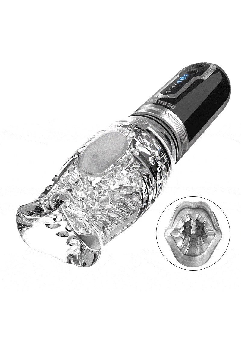 The Male Rose 3 - Thrusting Rotating Dual Vibrating Male Masturbator