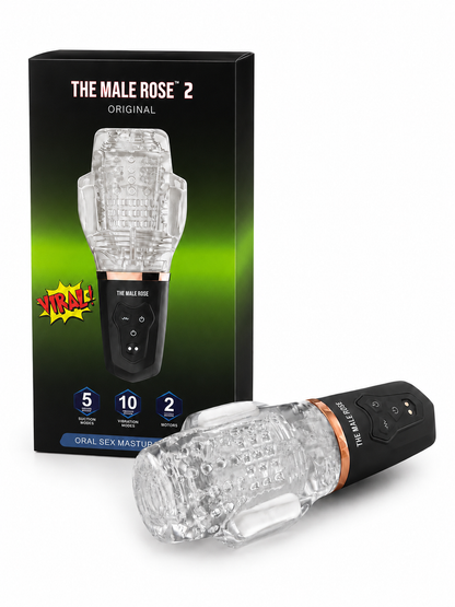The Male Rose 2 - Vibrating Sucking Male Masturbator