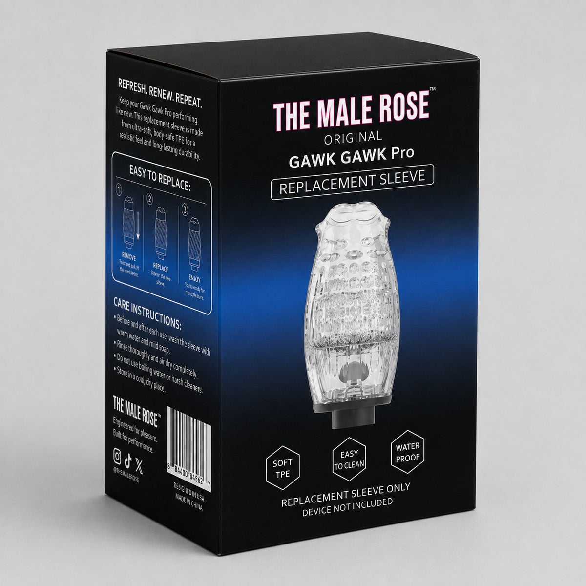 The Male Rose Gawk Gawk Pro Replacement Sleeve